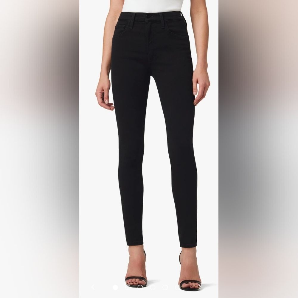 Joes Jeans THE CHARLIE HIGH RISE SKINNY FLAWLESS In BLACK NWT Size 33